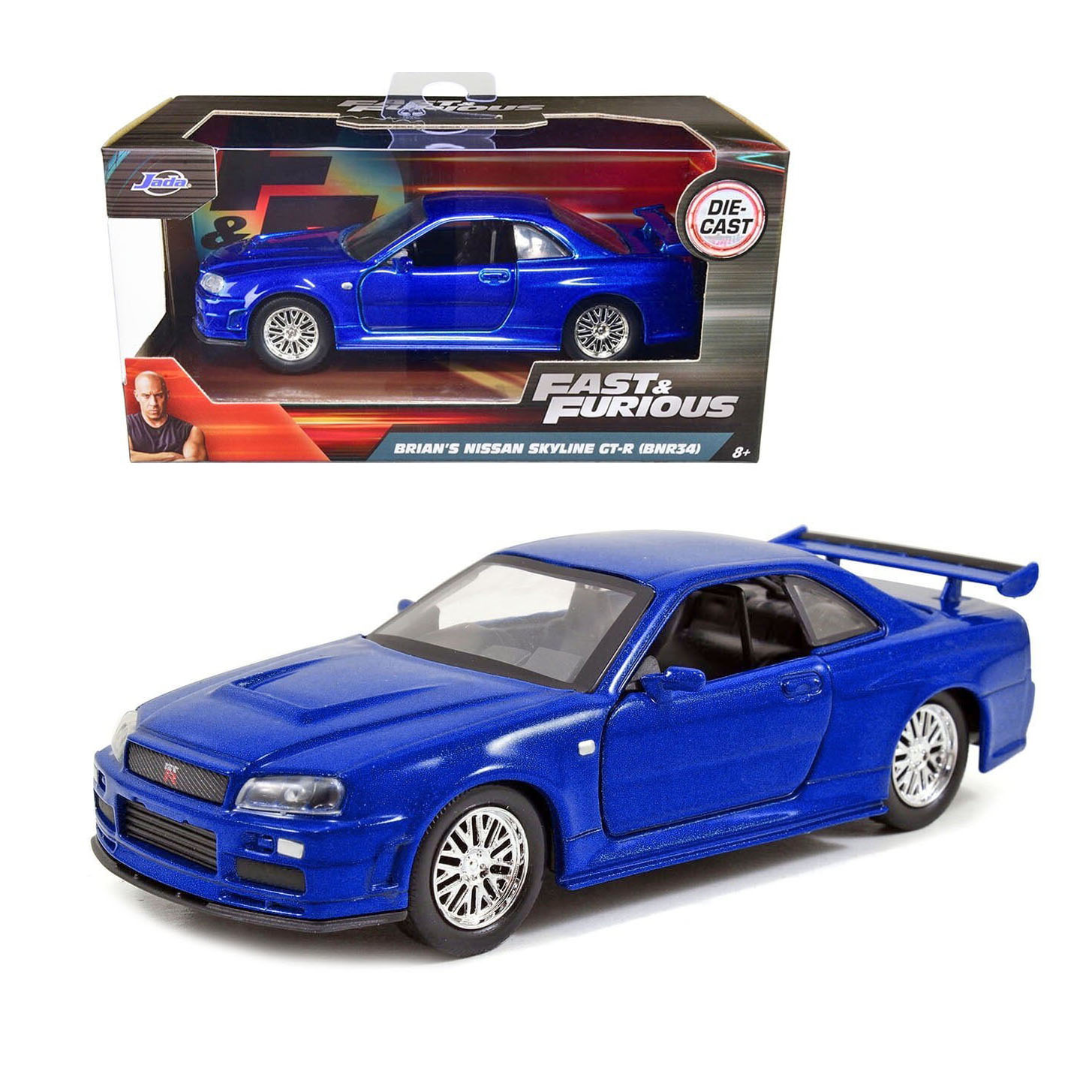 NISSAN SKYLINE GT-R R34 (BNR34) 1999 – Brian O’Conner – Rápidos y Furiosos · imagen 1
