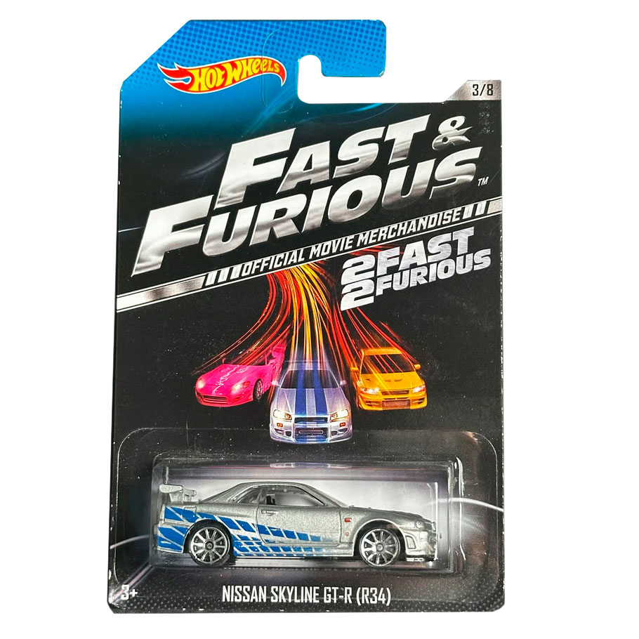 NISSAN SKYLINE R34 - BRIAN - MERCHANDISE EDITION - FAST & FURIOUS – Rápidos y Furiosos · imagen 1