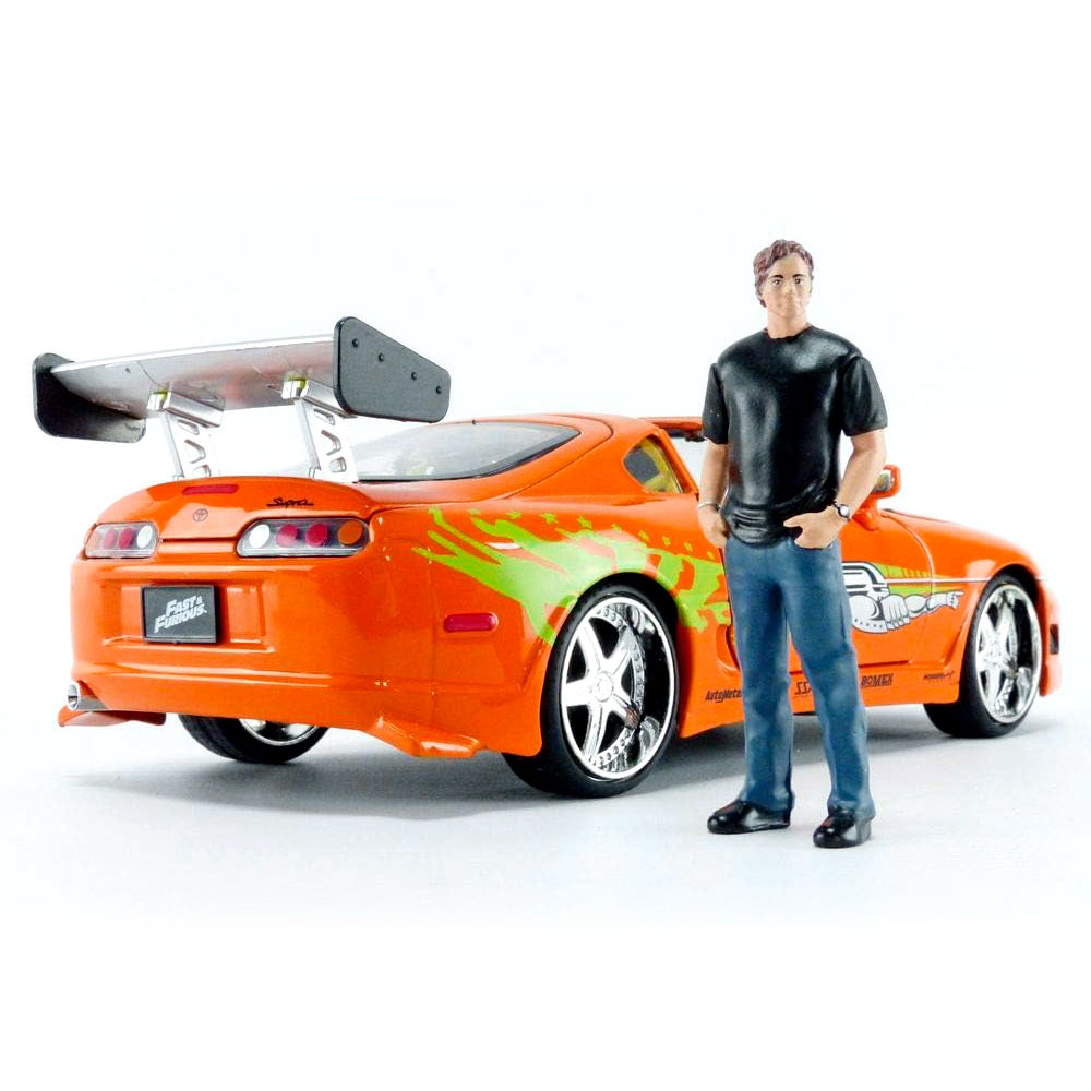 TOYOTA SUPRA MK4 - NARANJA + Personaje Brian O’Conner - Rápidos y Furiosos · imagen 2